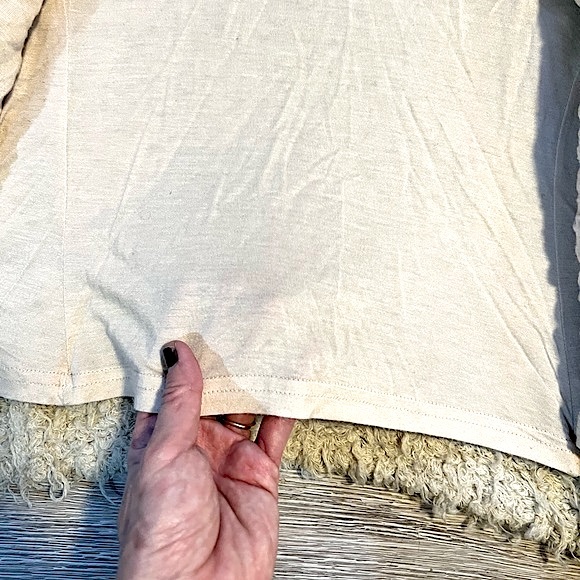 FREE PEOPLE • Knitted Button-Up Sweater Coat • Size XS • Beige Tan Brown Black - Picture 6 of 15